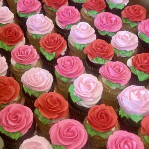 12 Van/Van Rose Cupcakes GF/DF