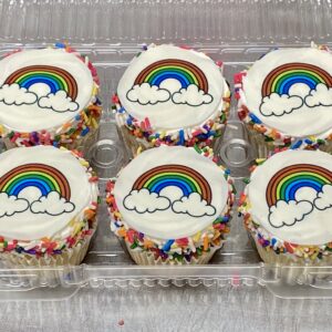 12 Choco/Van Cupcakes w/Image GF/DF/V